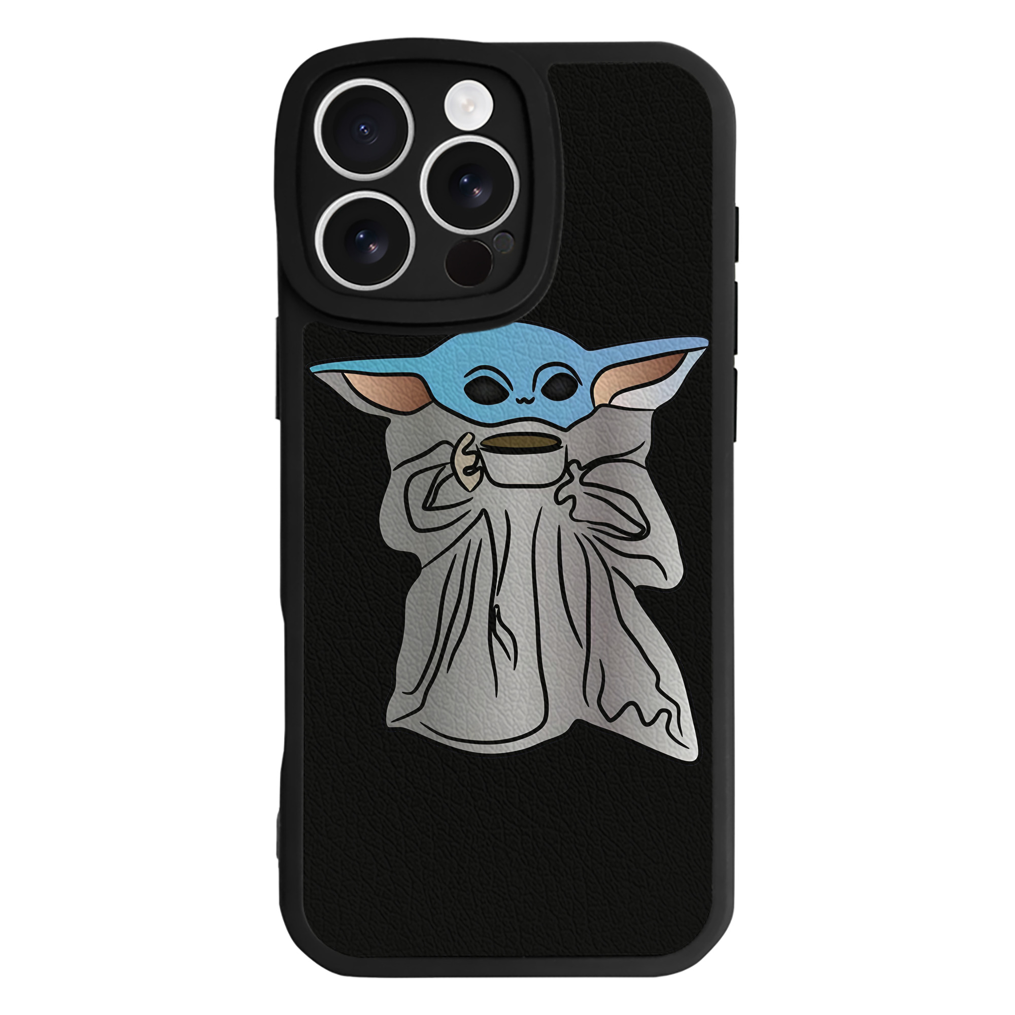 （画像用） スター・ウォーズ Star Wars 【iPhone 16シリーズ対応】シリコンスマホケース（レザー調） 材質：シリコン